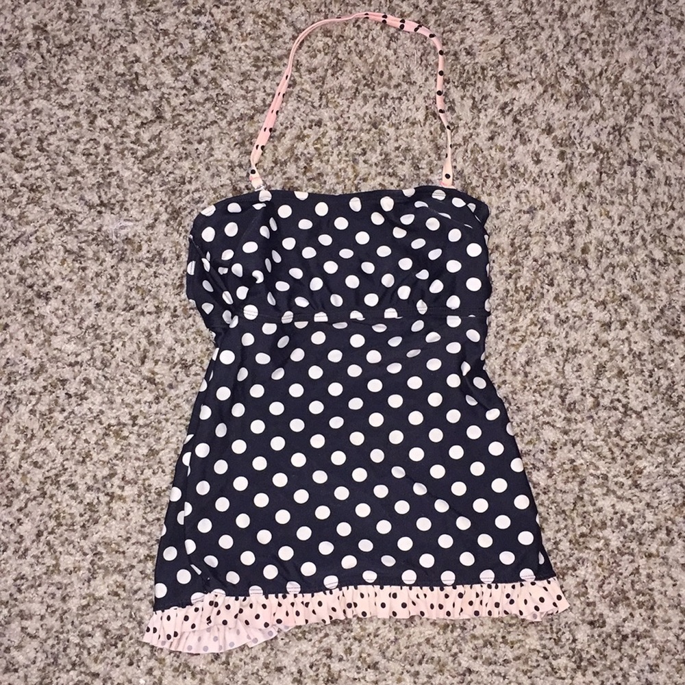 Polka Dot Bathing Suit Top